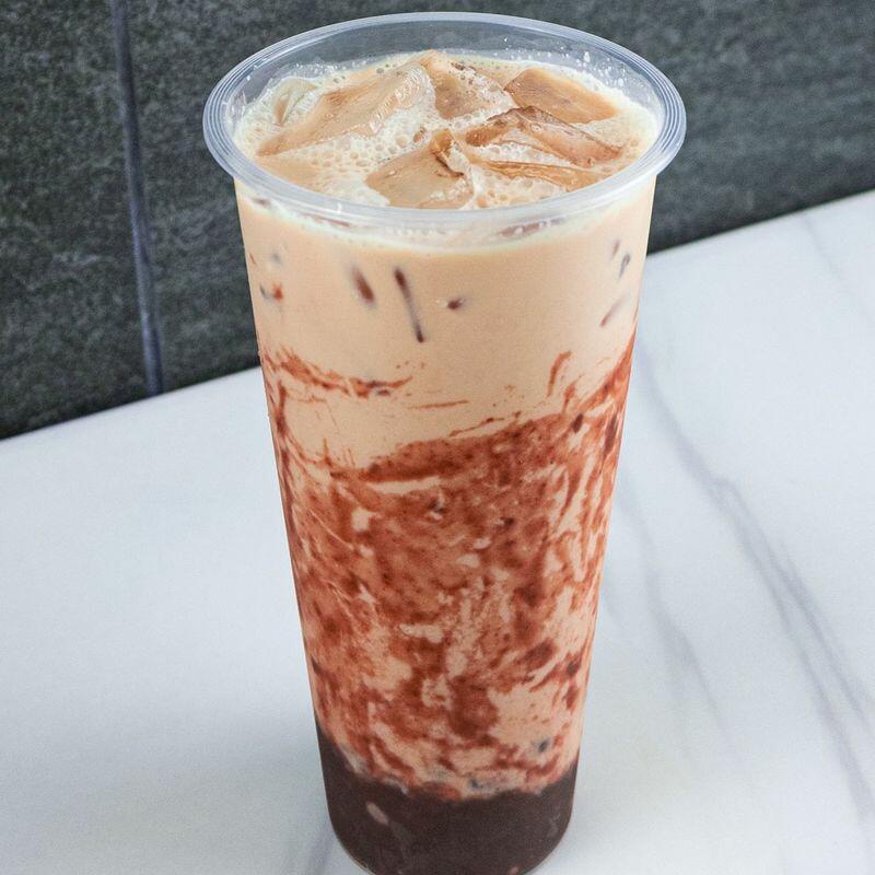 Red Bean Milk Tea
