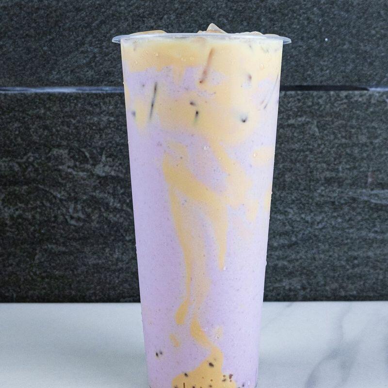Taro Sago Milk Tea 