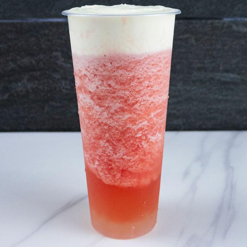 Strawberry Slush w. Cheese Cream  